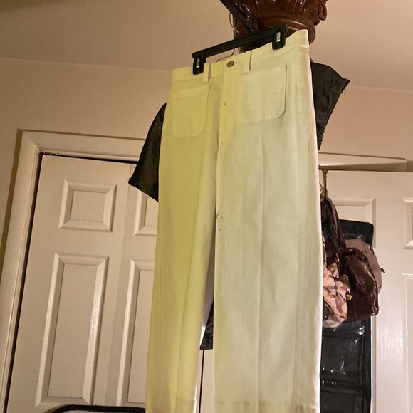 White capri jeans 3 pocket nice with flash without flash pic - Picture 3 of 8